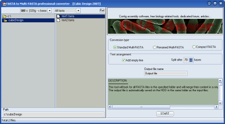 multi-FASTA to FASTA converter